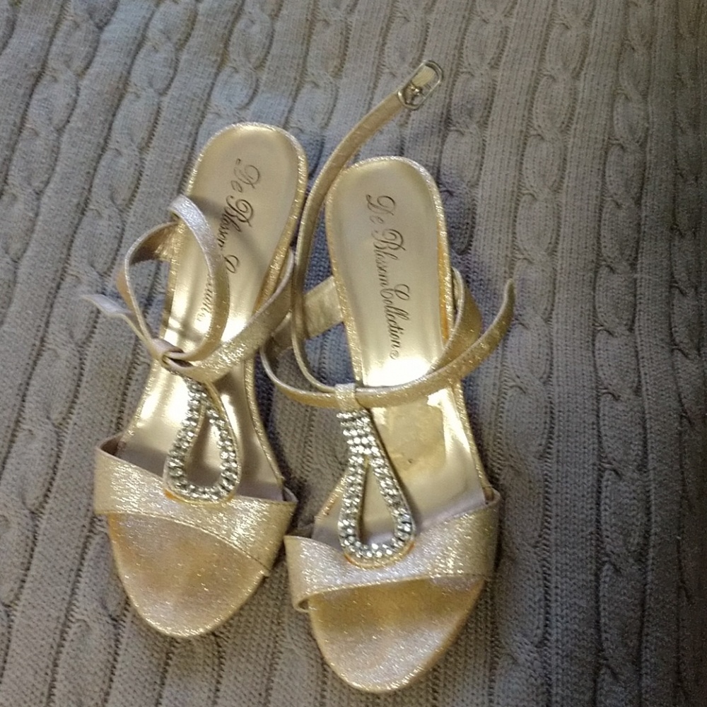 Gold heels